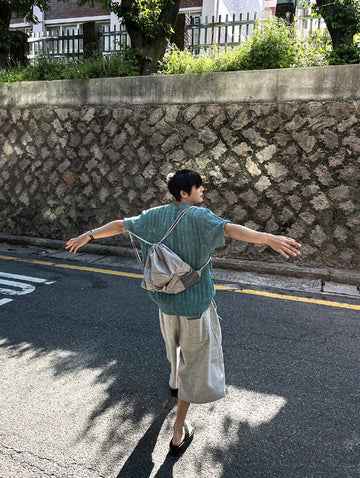 24SS Curved Joint Bermuda Pants